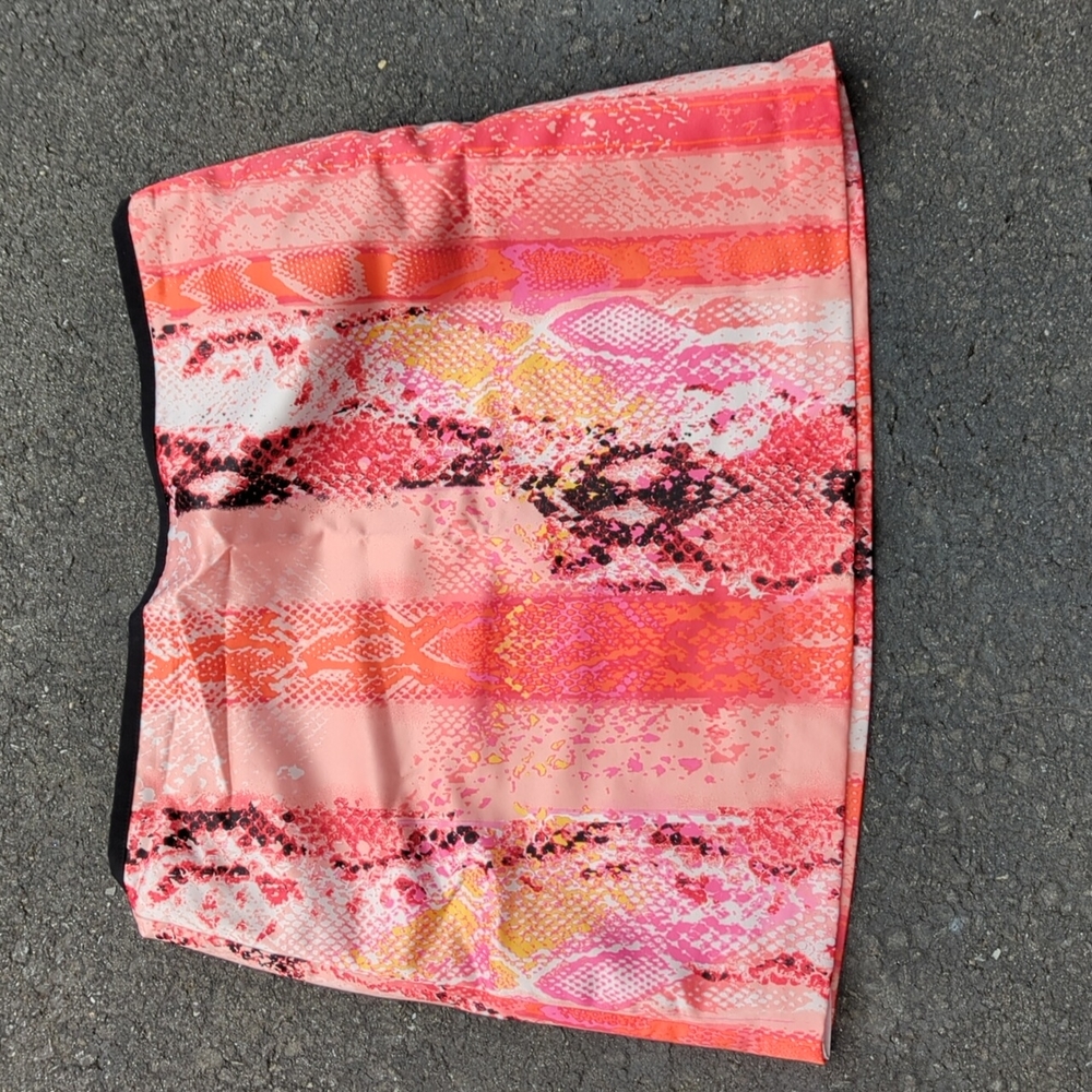worthington snake print skirt
